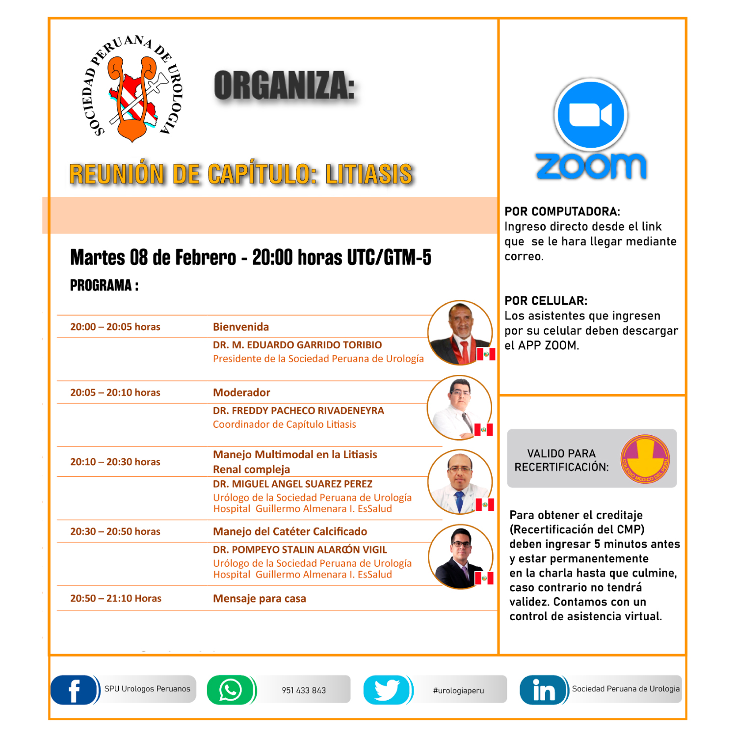 Lee más sobre el artículo REUNIÓN DE CAPÍTULO LITIASIS