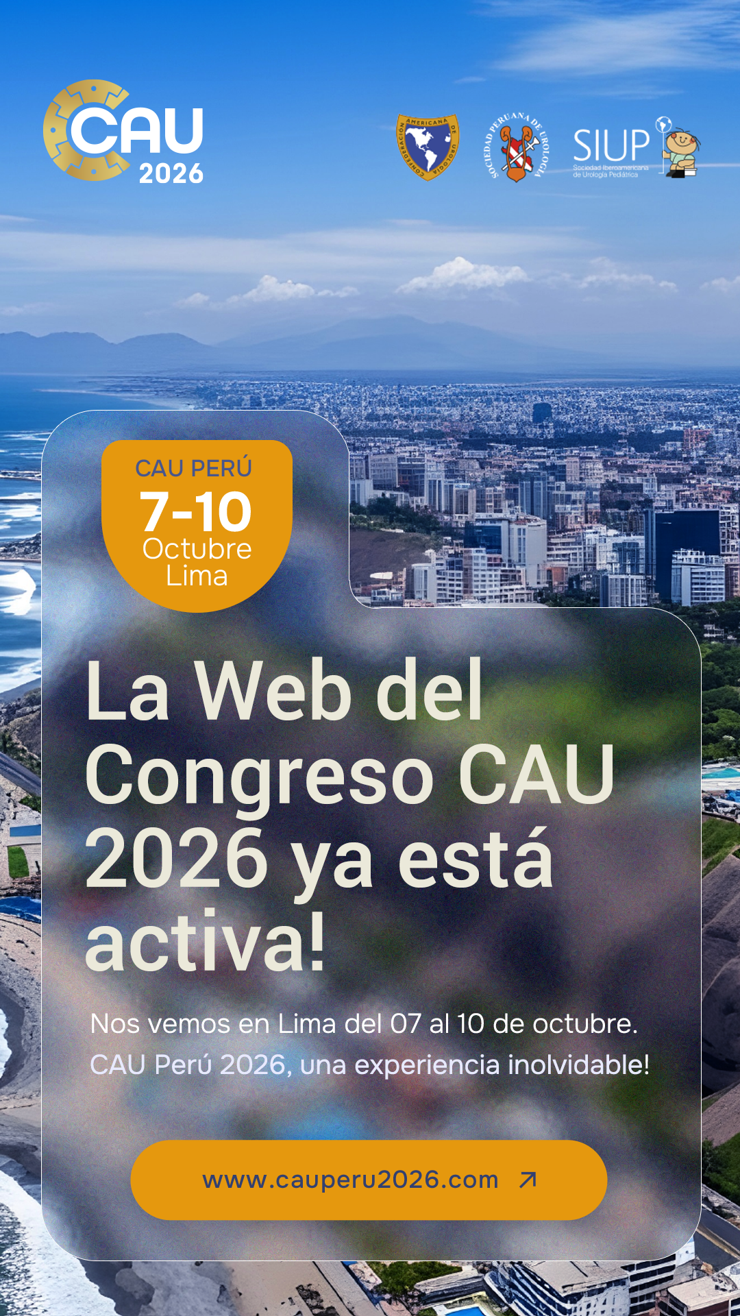 Lee más sobre el artículo CONGRESO CAU 2026 – PÉRÚ