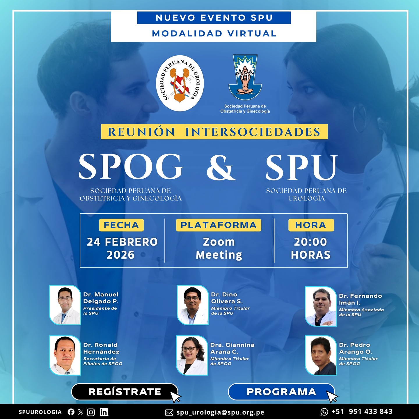 Lee más sobre el artículo Reunión Intersociedades SPU & SPOG